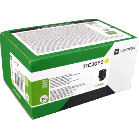Toner Lexmark 71C20Y0 Yellow do drukarek (Oryginalny) [5k]